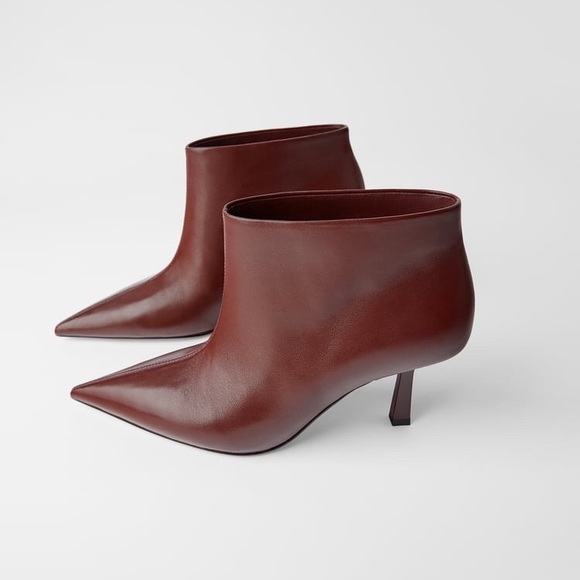 Zara Shoes - HOST PICK! ZARA SOFT LEATHER GAUCHO ANKLE BOOTS BRAND NEW WITH TAGS EUR37 US 6.5